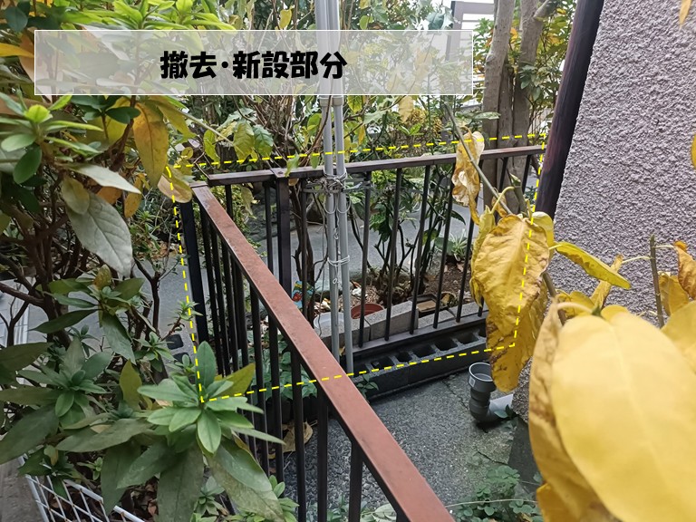 忠岡町　撤去・新設部分